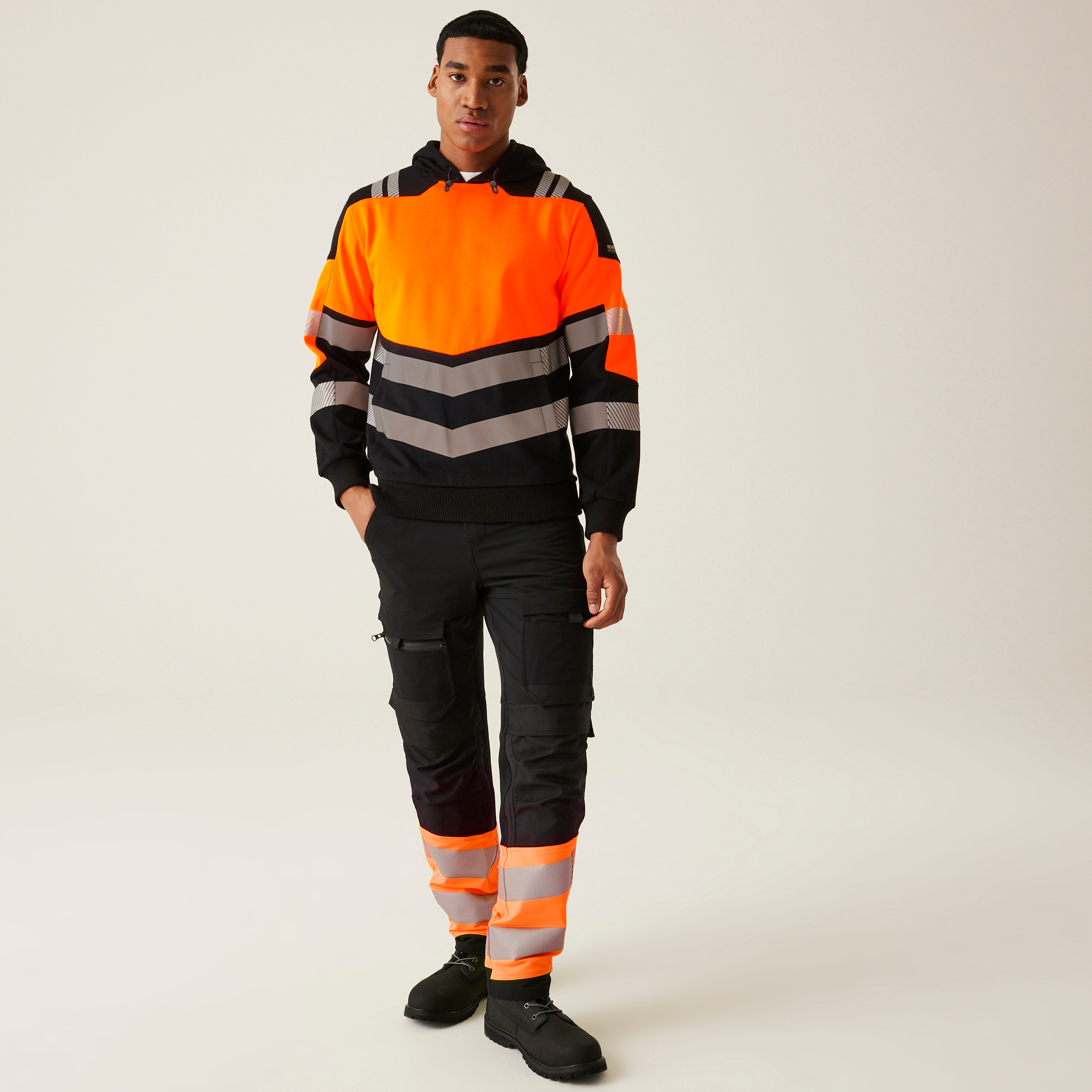 Regatta Professional Mens Hi-Vis X Pro Hoodie - Class 2