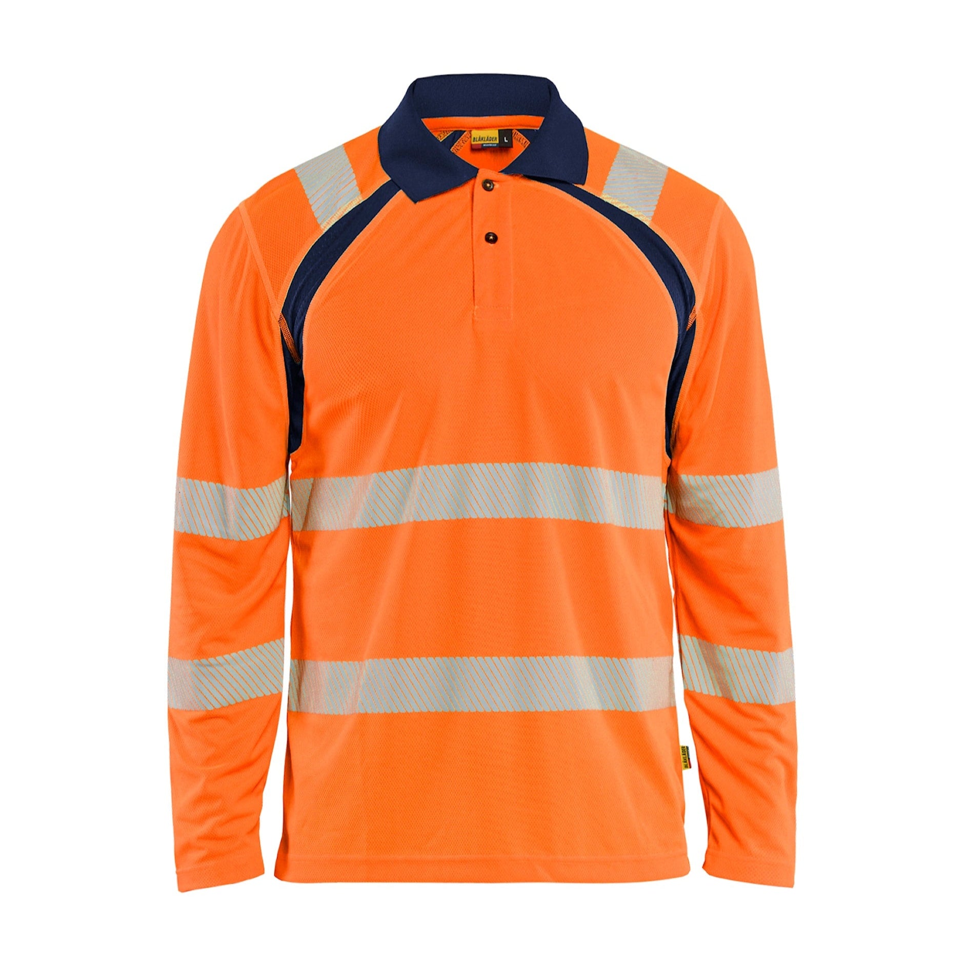 Blaklader UV-Protected Long-Sleeved Polo Shirt Hi-Vis