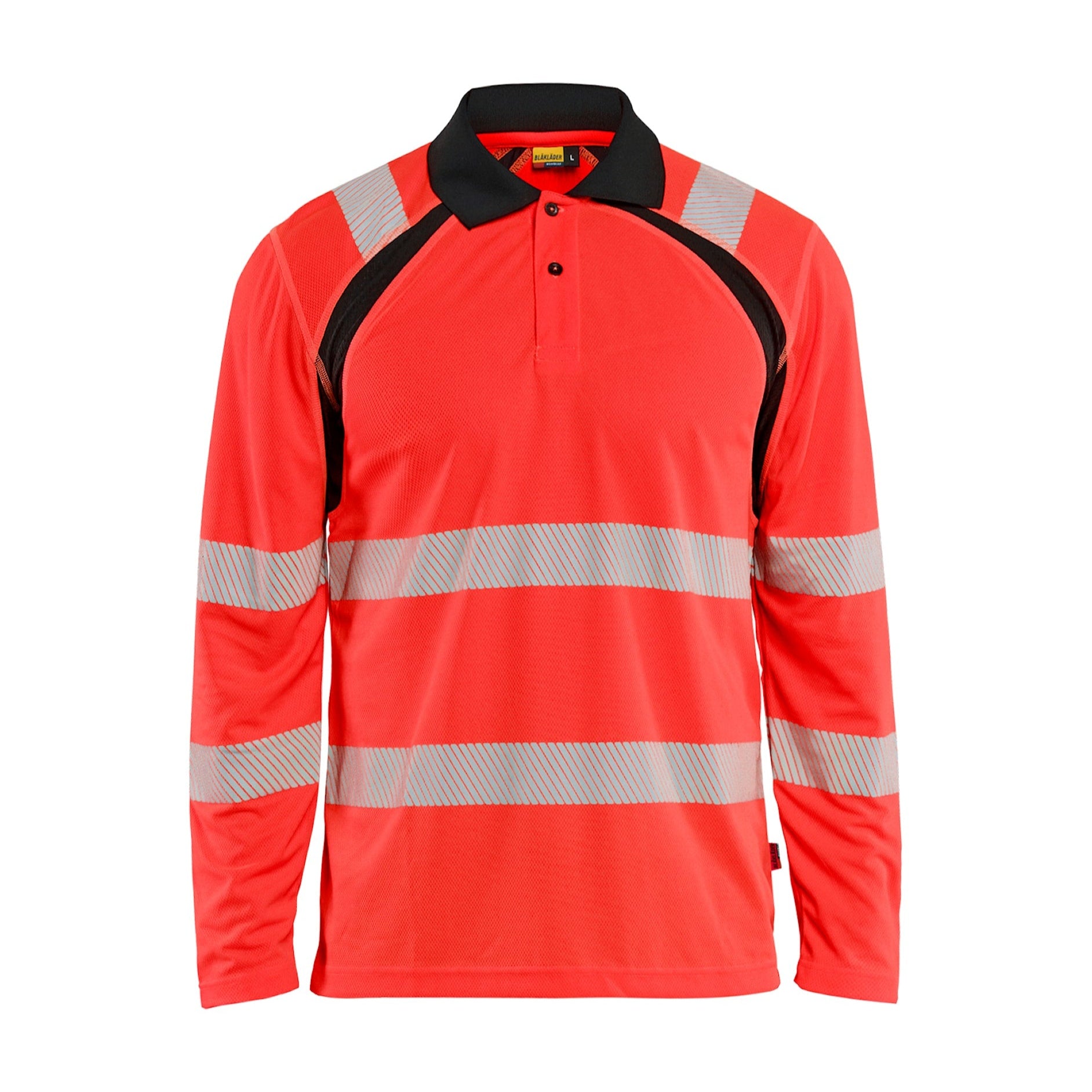 Blaklader UV-Protected Long-Sleeved Polo Shirt Hi-Vis