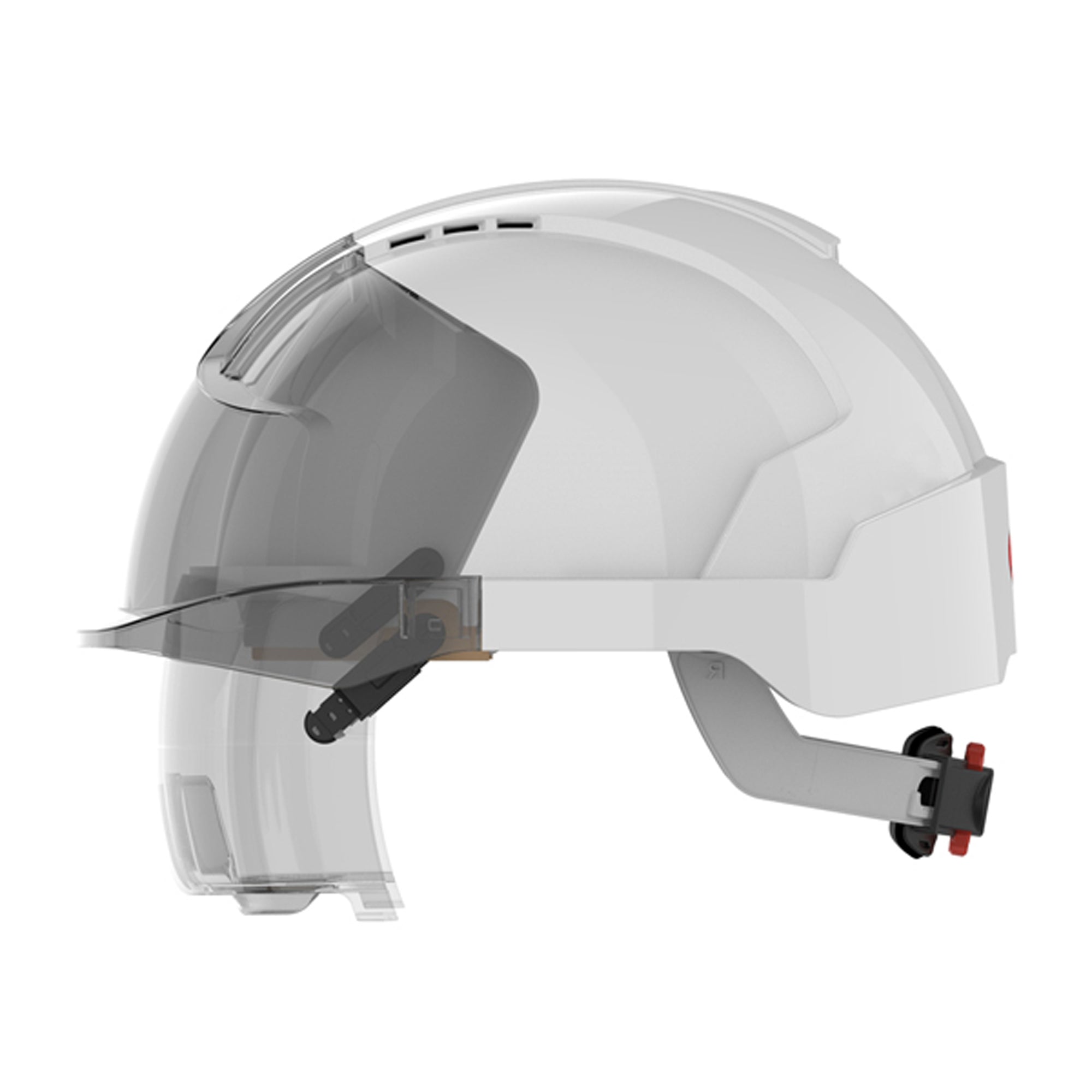 JSP EVO VISTAlens Safety Helmet with Integrated Eyewear