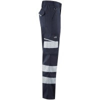Leo Workwear WINSWELL Leo EcoViz Womens Lightweight Polyester Stretch Cargo Trouser