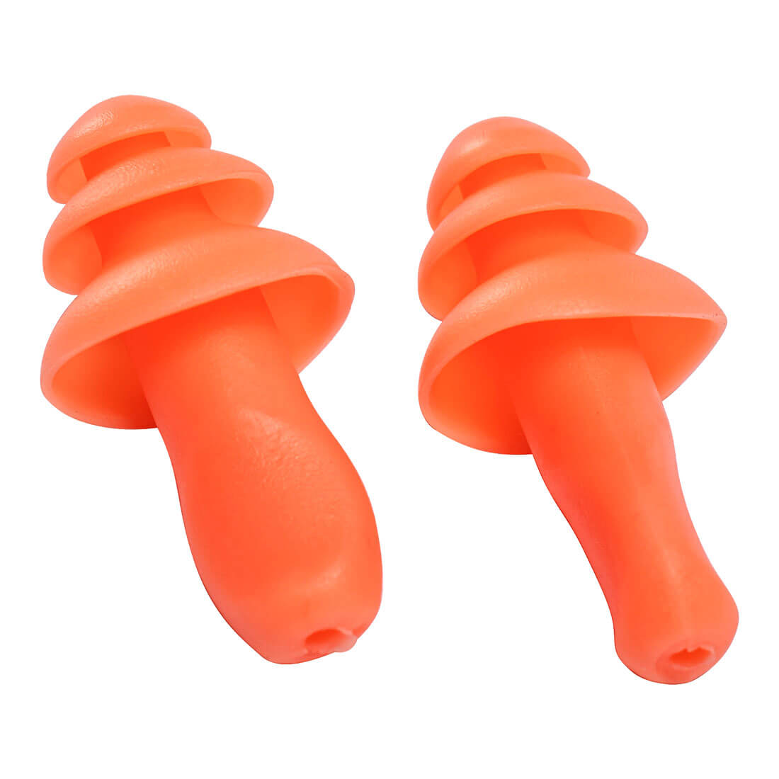 Portwest Reusable TPR Ear Plugs (50 Pairs) #colour_orange