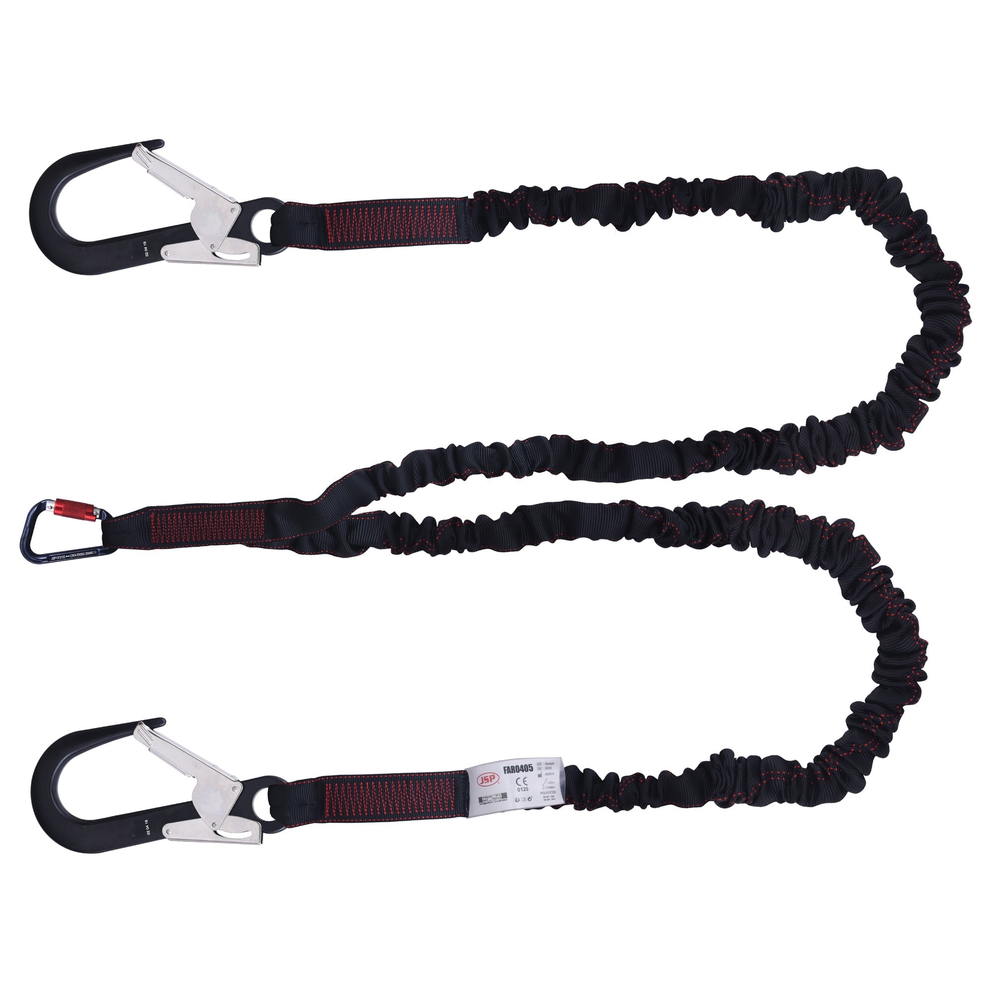 JSP K2 2m Twin Fall Arrest Lanyard - Internal Energy Absorber