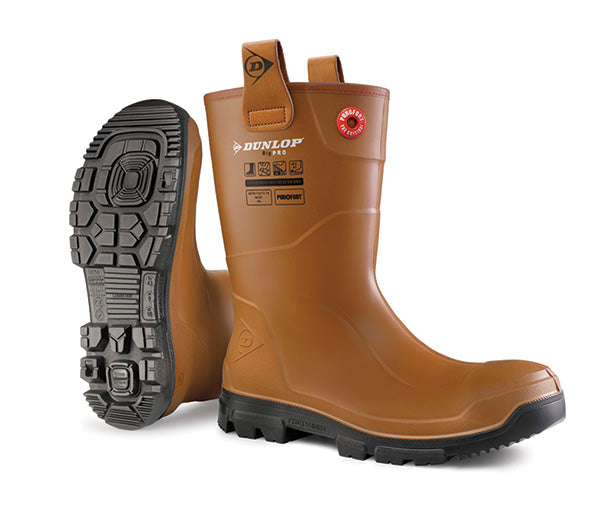 Dunlop Purofort RigPRO Full Safety Fur Lining Wellington Boots