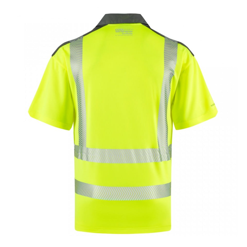 Leo Workwear TRIMSTONE Leo EcoViz COOLMAX High Performance Polo Shirt