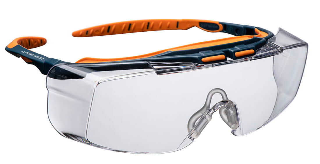 Portwest Peak OTG Safety Glasses #colour_clear