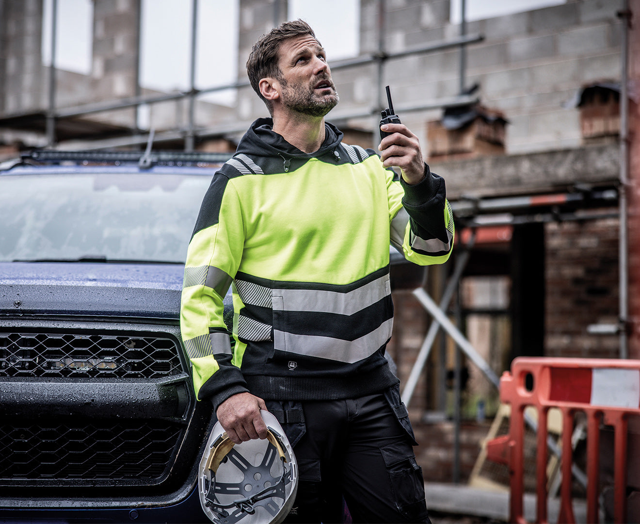 Regatta Professional Mens Hi-Vis X Pro Hoodie - Class 2