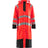 Blaklader Rain Coat Hi-Vis Level 1 4325 #colour_red-hi-vis-black