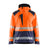 Blaklader Shell Jacket Hi-Vis 4435 #colour_orange-navy-blue