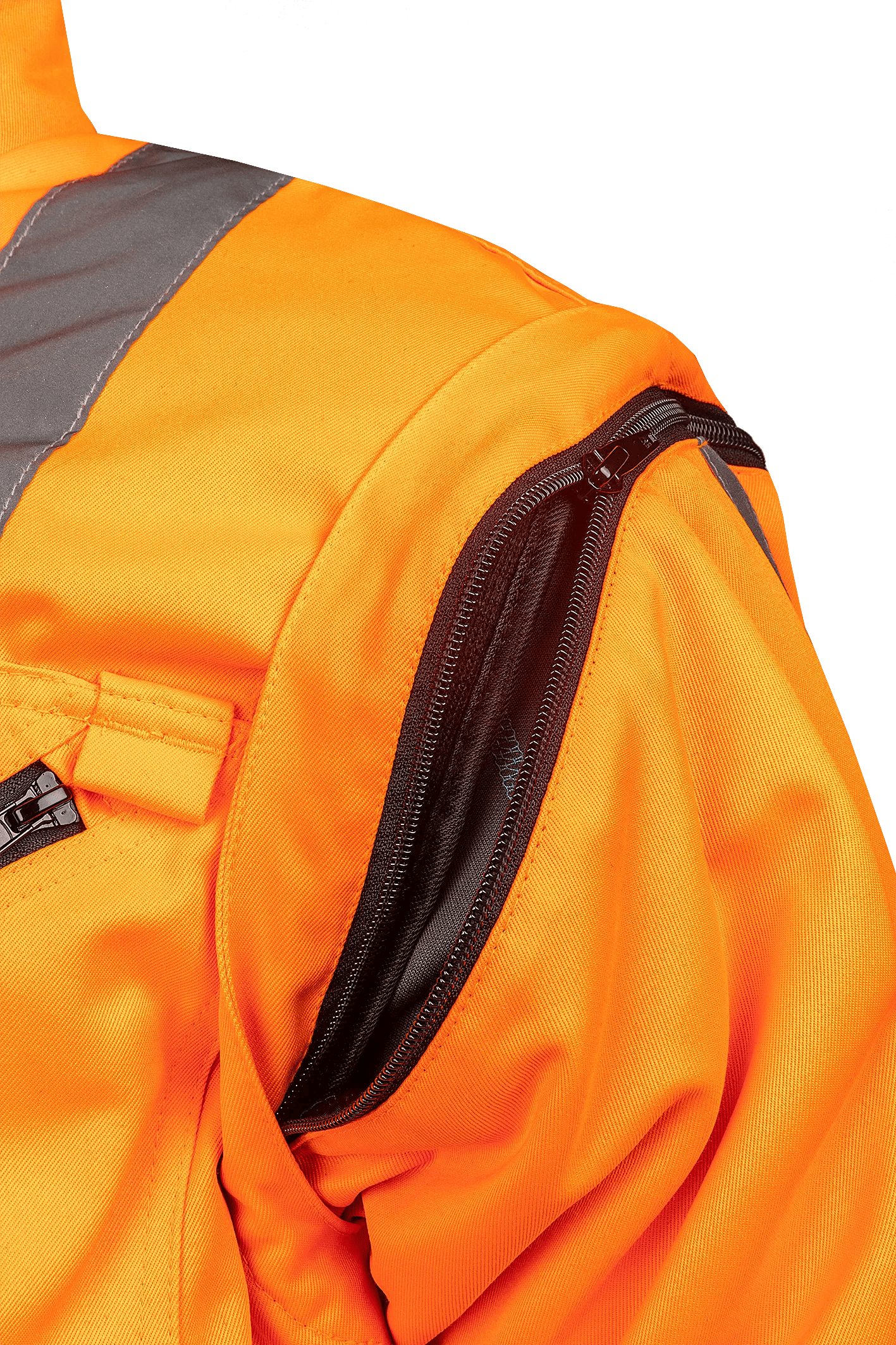 Sioen Eagle Hi-Vis Winter Bomber Jacket With Detachable Sleeves (Rws)