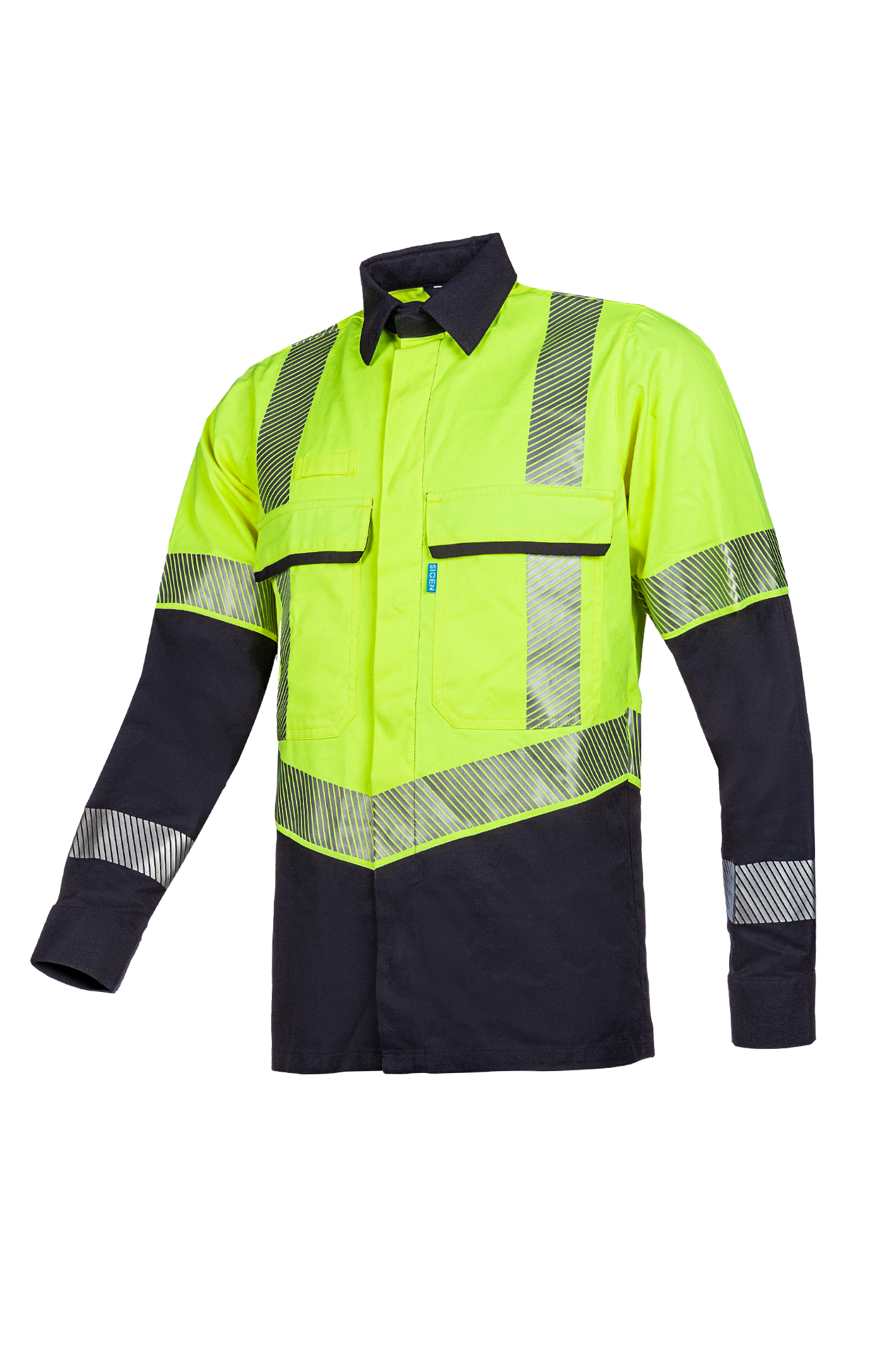 Sioen Colne Hi-Vis Shirt With Arc Protection