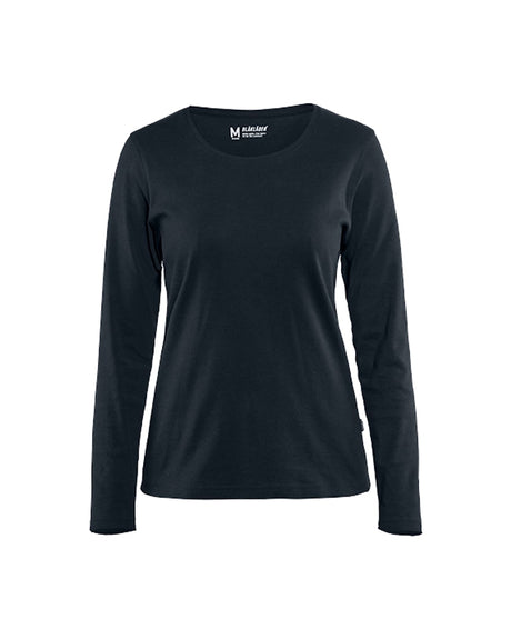 Blaklader Women's Long Sleeved T-Shirt 3301 #colour_dark-navy-blue