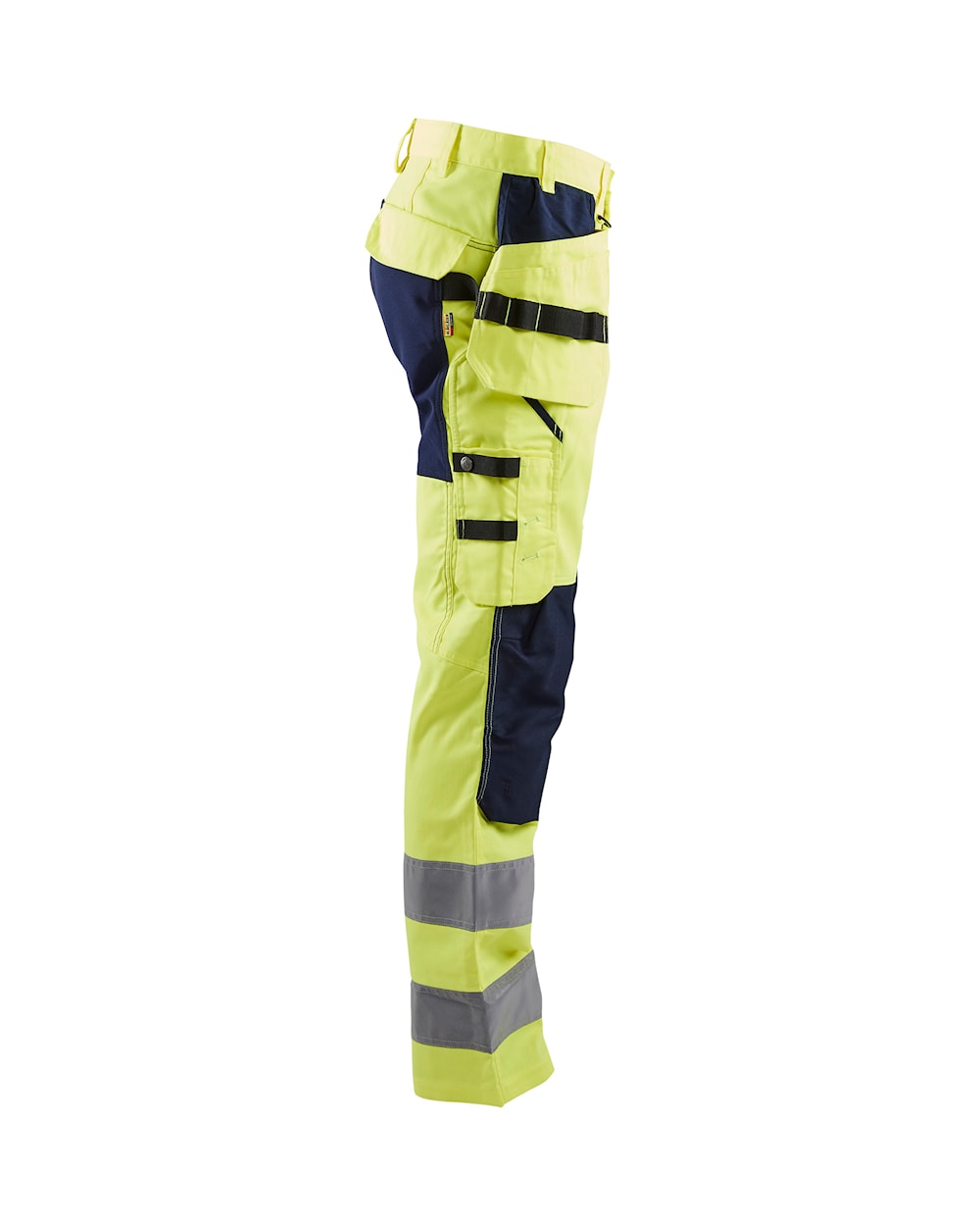 Blaklader Hi-Vis Trousers with Stretch 1552 - Hi-Vis Yellow/Navy Blue