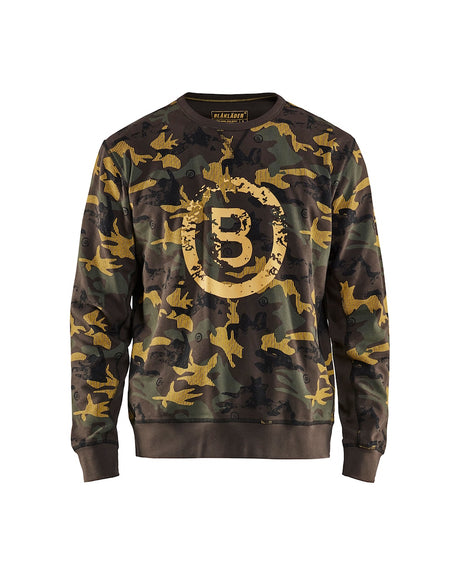 Blaklader Limited Sweatshirt 9408 #colour_dark-olive-green-black