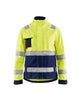 Blaklader Women's Hi-Vis Jacket 4903 #colour_hi-vis-yellow-navy-blue