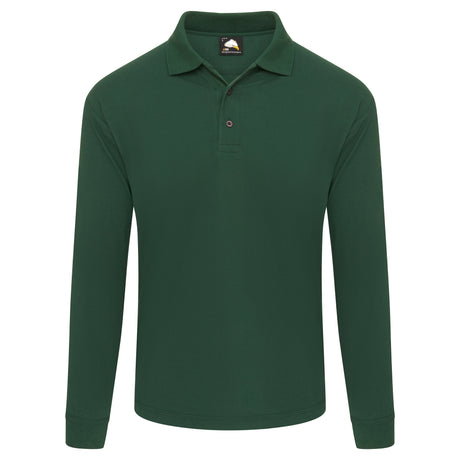 Orn Clothing Weaver Long Sleeved Poloshirt