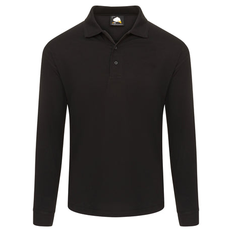 Orn Clothing Weaver Long Sleeved Poloshirt