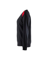 Blaklader Sweatshirt Women 3408 #colour_black-red