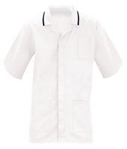 Orbit International Men'S Healthcare Tunic - White / Navy