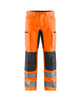 Blaklader Hi-Vis Trousers with Stretch 1585 - Hi-Vis Orange/Mid Grey