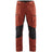 Blaklader Service Trousers with Stretch 14591845 #colour_burned-red-black