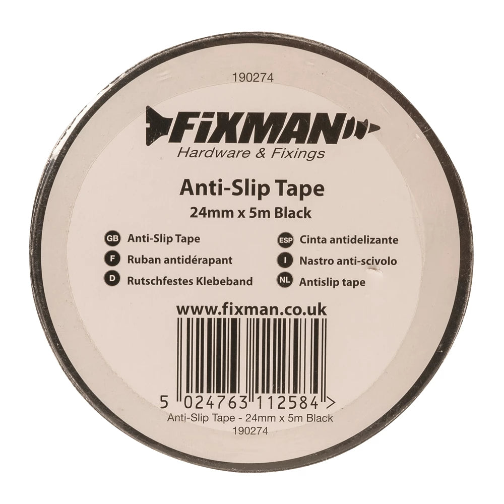 Fixman Anti-Slip Tape - 24mm x 5m Black