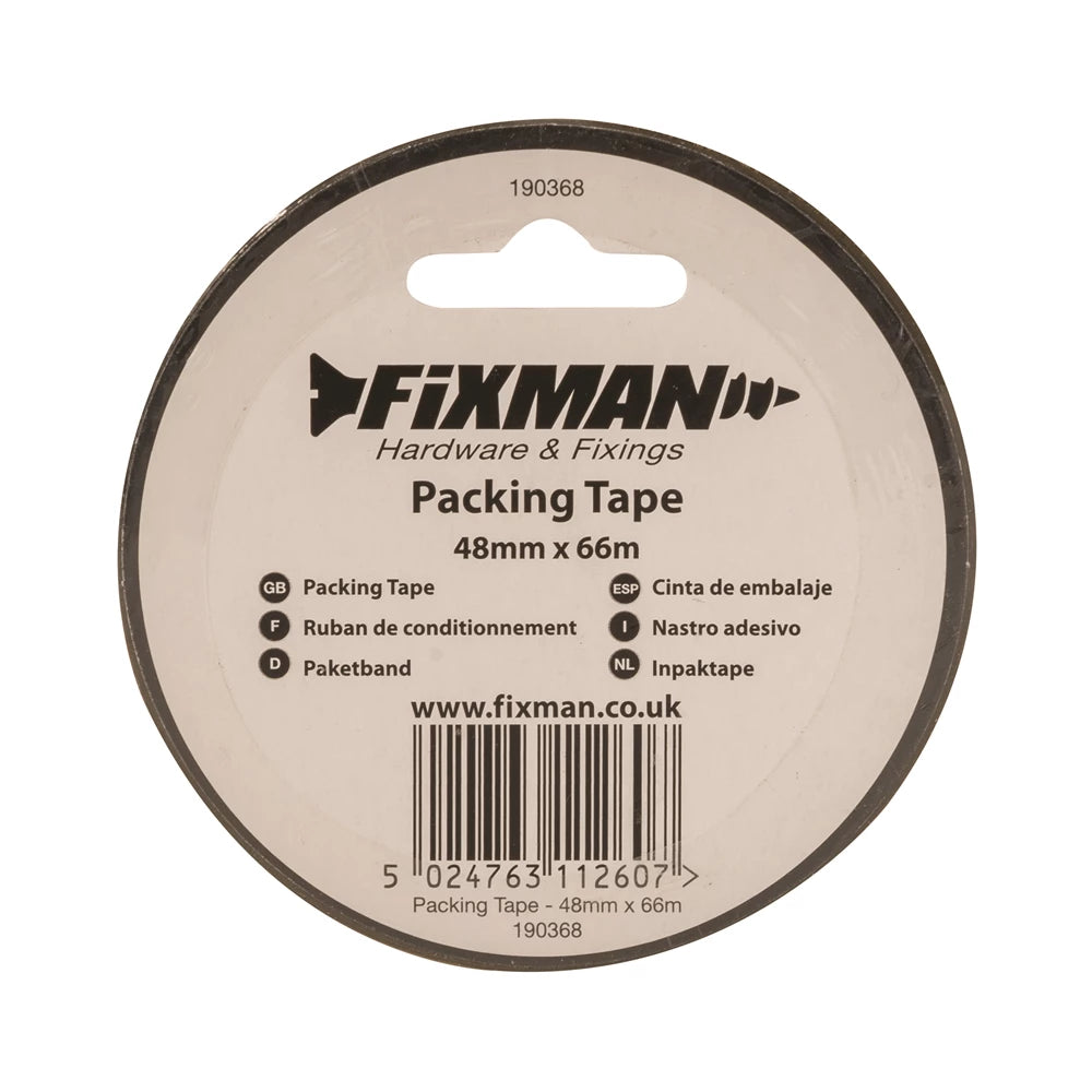 Fixman Packing Tape - Brown 6pk