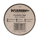 Fixman Insulation Tape - 19mm x 33m Black