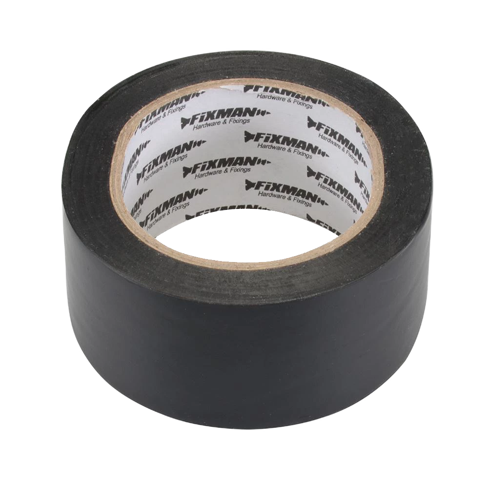 Fixman Insulation Tape - 50mm x 33m Black