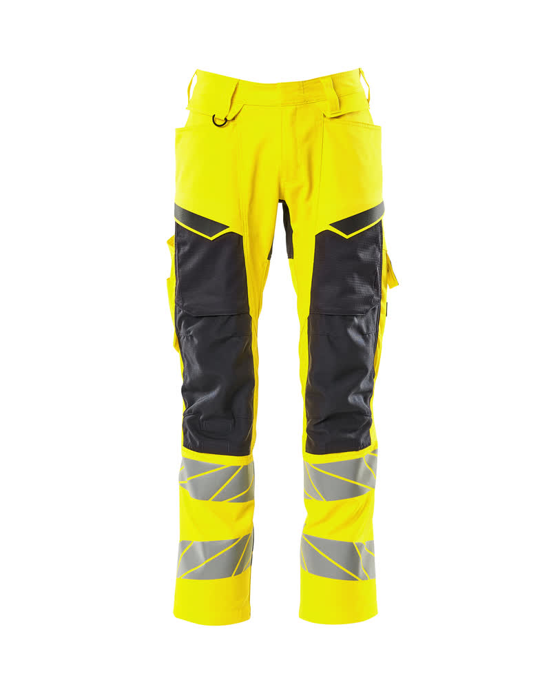MASCOT Accelerate Safe Trousers 19579 – Hi-Vis Stretch Kneepad