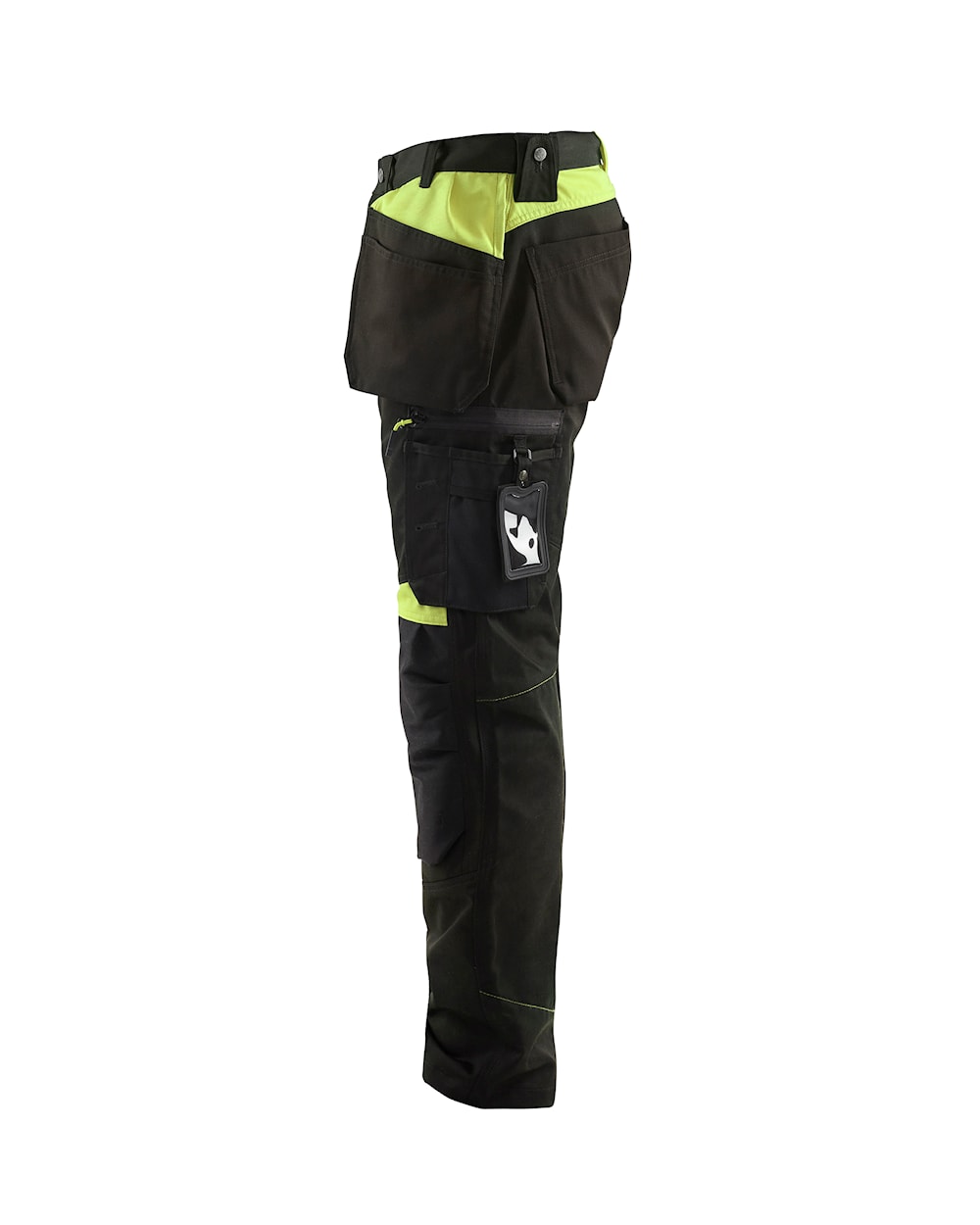 Blaklader Craftsman Trousers 1555 - Black/Hi-Vis Yellow