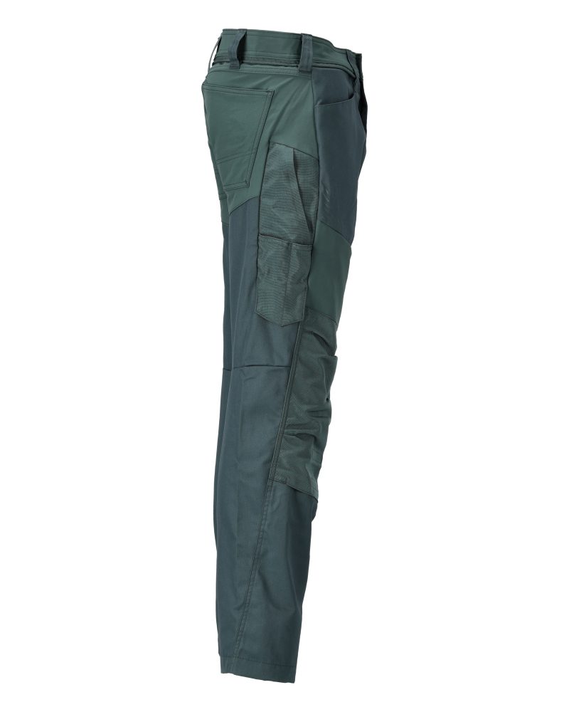 Mascot Customized Trousers with Kneepad Pockets - Forest Green