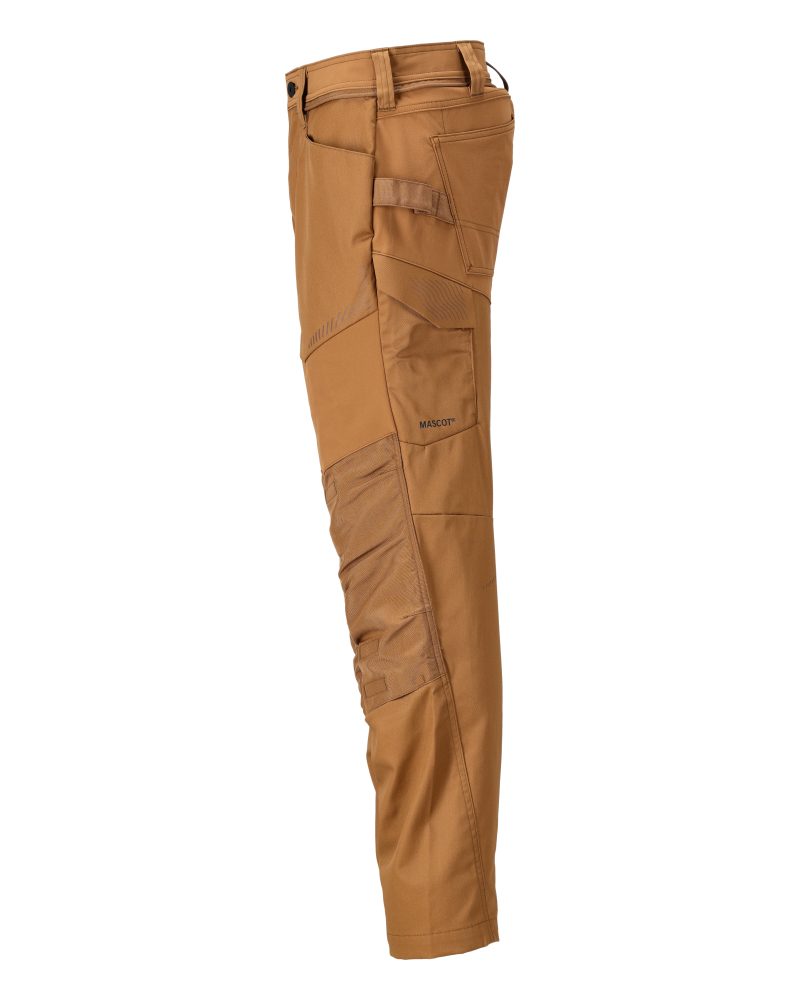 Mascot Customized Trousers with Kneepad Pockets - Nut Brown