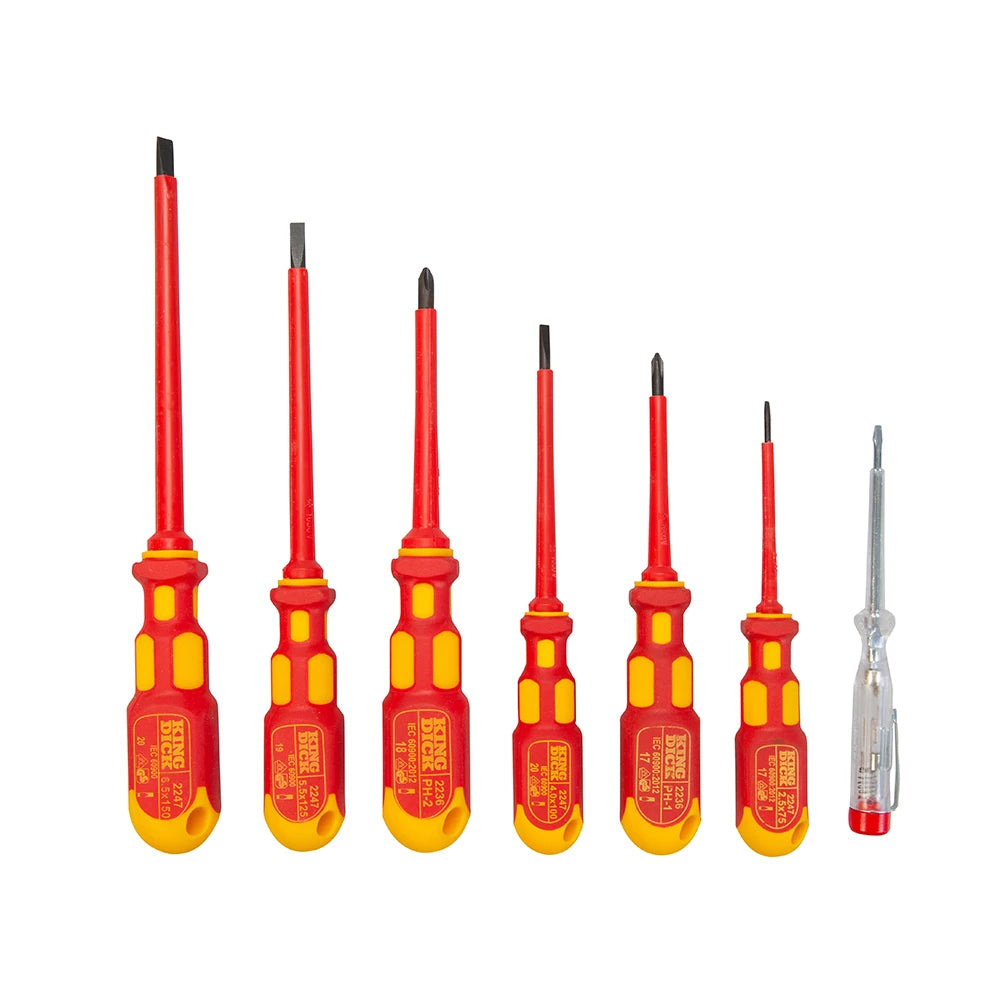 King Dick VDE Screwdriver Set 7Pce