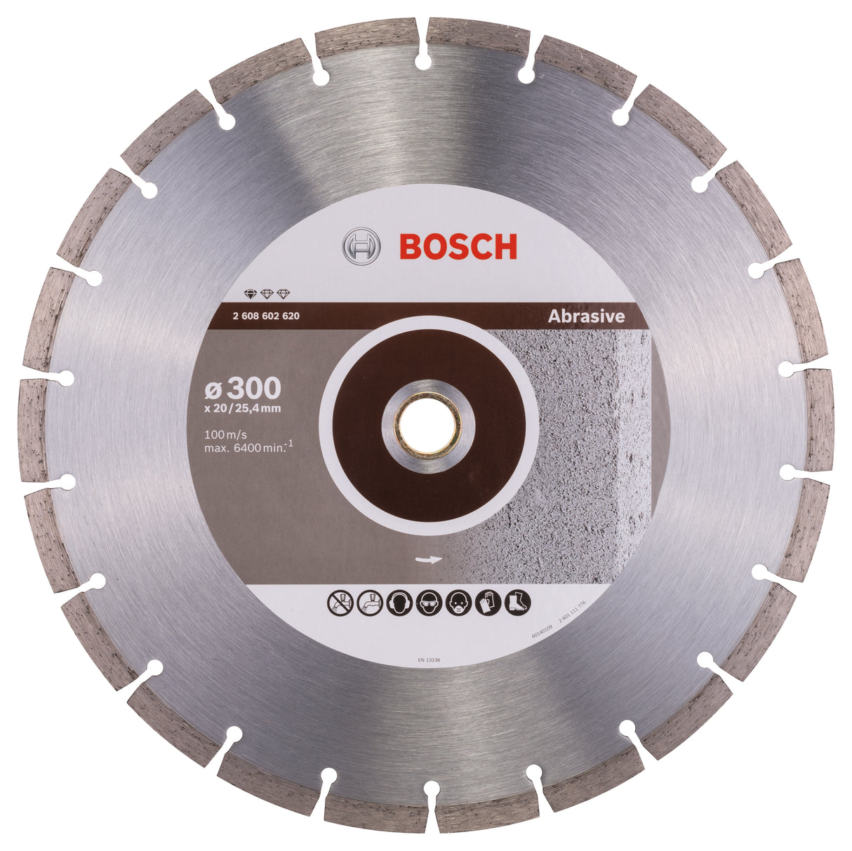 Bosch Professional Abrasive Diamond Cutting Disc - 300 x 20/25, 40 x 2.8 x 10mm Standard