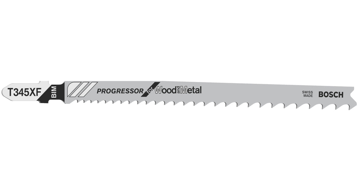 Bosch Professional Jigsaw Blade T345XF Progressor for Wood and Metal