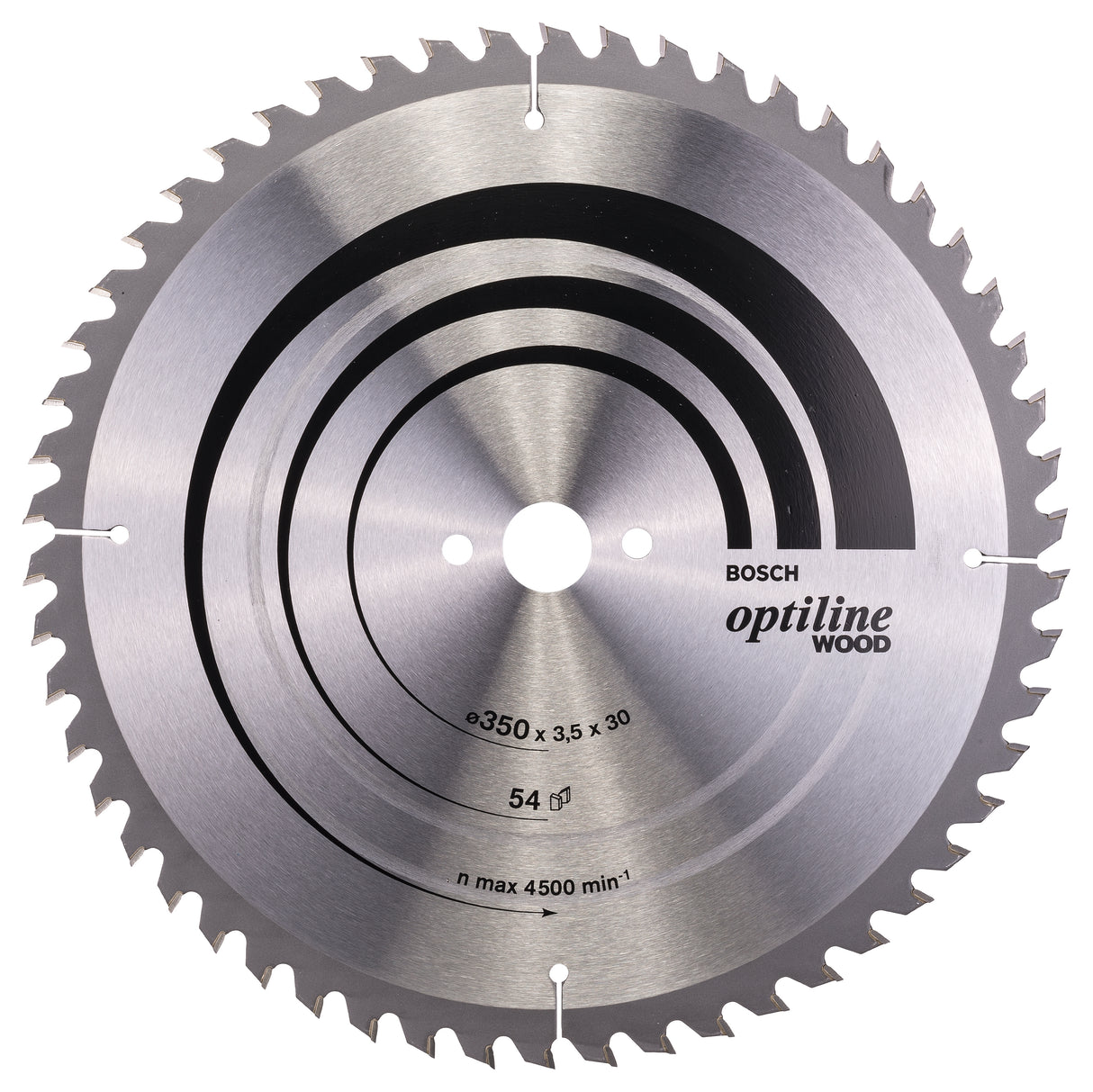 Bosch Professional Optiline Wood Circular Saw Blade - 350mm x 30mm x 3.5mm, 54 Teeth