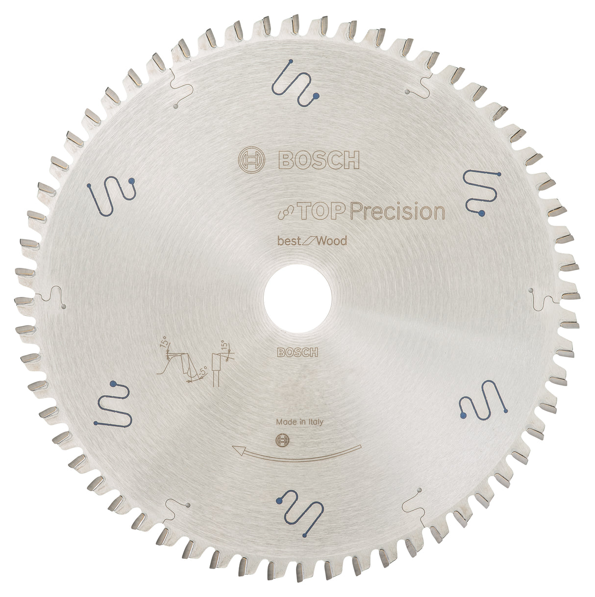 Bosch Professional Top Precision Circular Saw Blade - Best for Wood - 305 x 30 x 2.3 mm - 72 Teeth