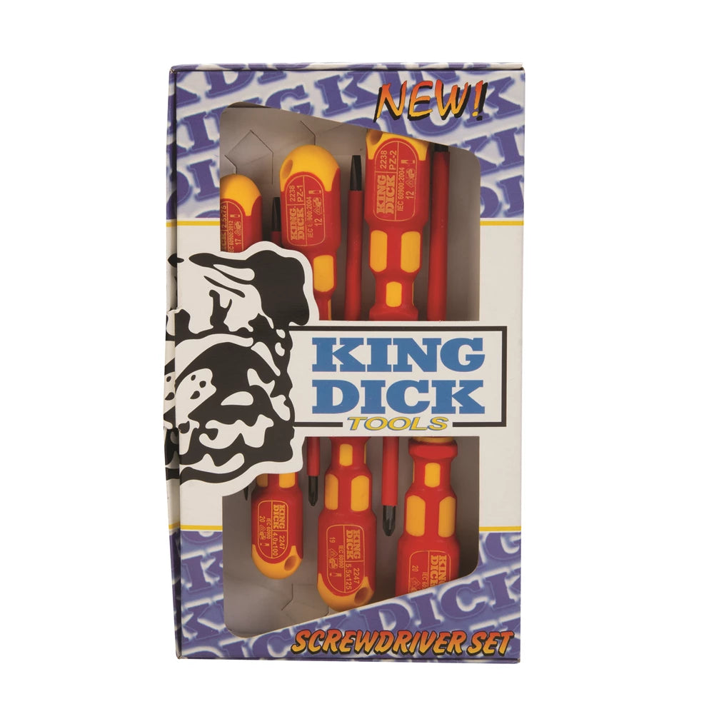 King Dick VDE Screwdriver Set 6pce