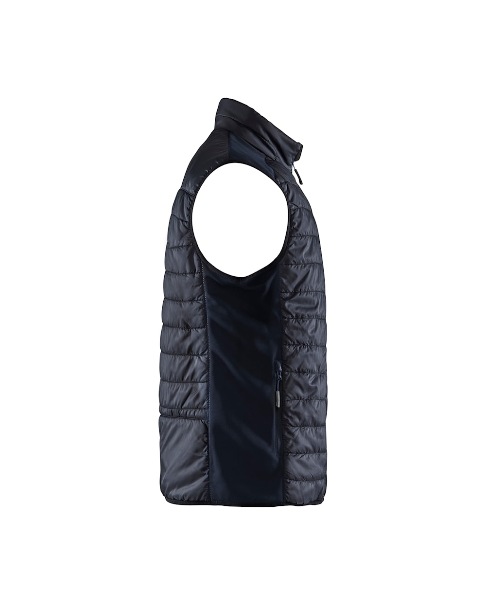 Blaklader Vest Warm-Lined 3863 #colour_black-dark-navy-blue