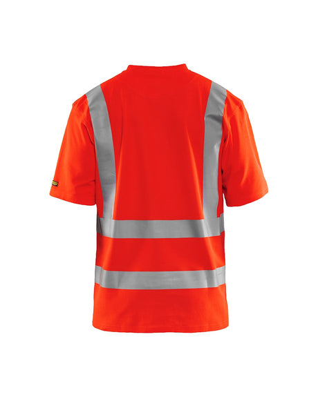 Blaklader Uv T-Shirt Hi-Vis 3380 #colour_red-hi-vis