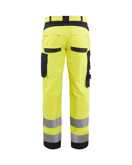 Blaklader Multinorm Inherent Trousers 1588 #colour_hi-vis-yellow-navy-blue