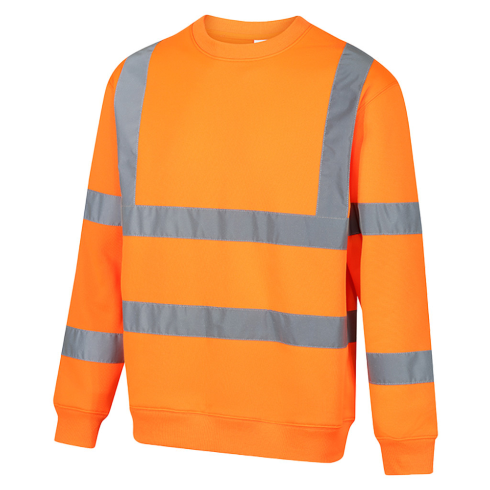 Future Garments Aqua Hi-Vis Crew Neck Sweatshirt