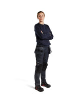 Blaklader Sweatshirt Women 3408 #colour_dark-navy-black