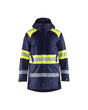 Blaklader Winter Parka Hi-Vis 4485 #colour_navy-blue-hi-vis-yellow