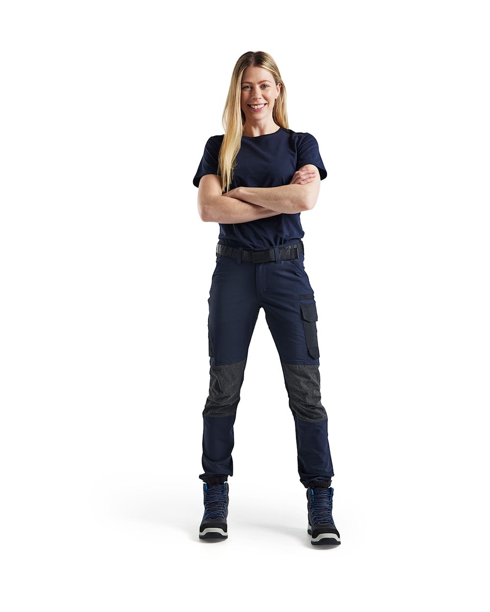 Blaklader Ladies 4-Way Stretch Service Trousers 7122 #colour_dark-navy-black