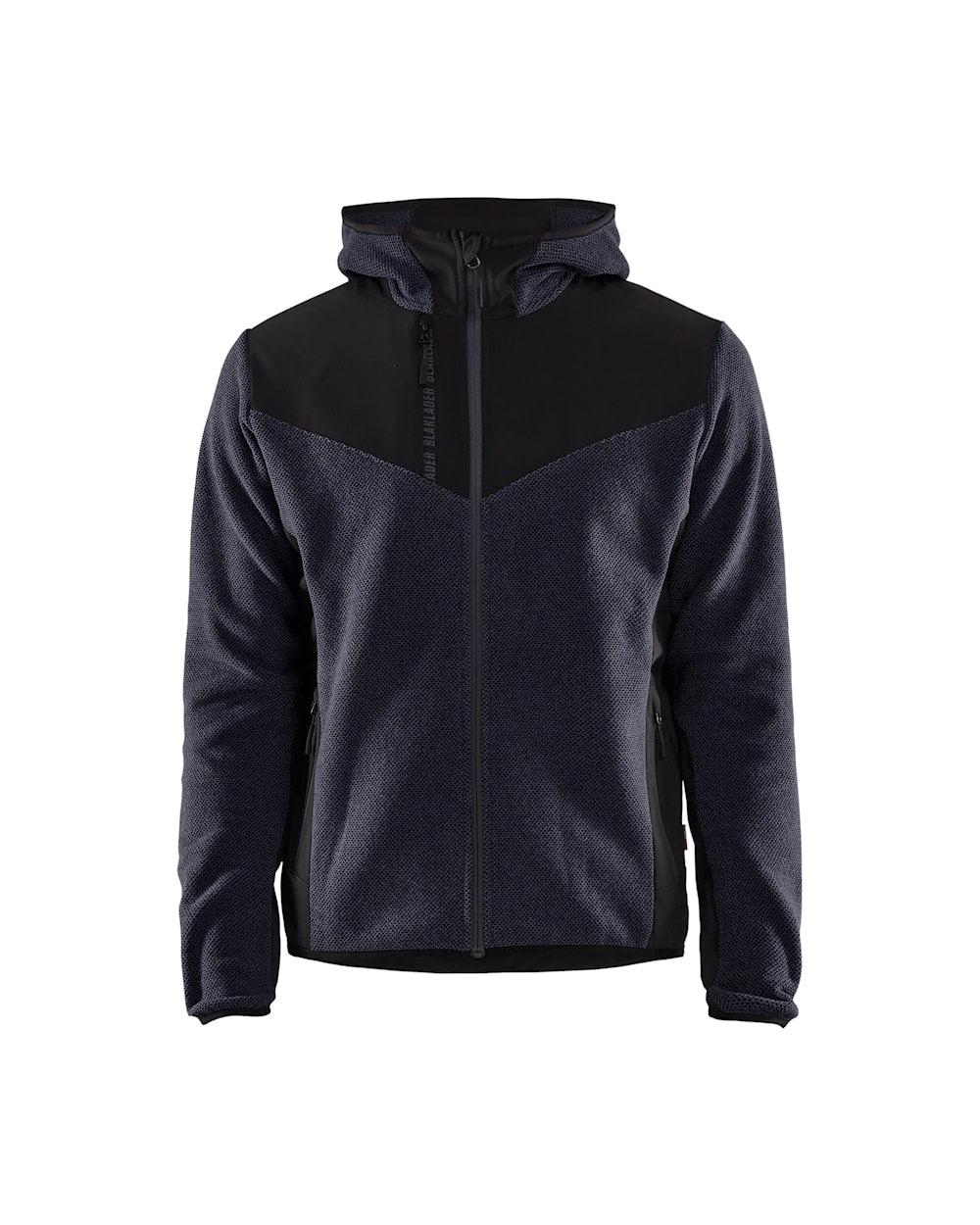 Blaklader Knitted Jacket with Softshell 5940 #colour_dark-navy-black