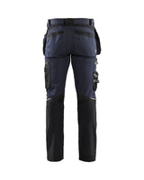 Blaklader Craftsman Trousers with Stretch 15991860 - Dark Navy/Black