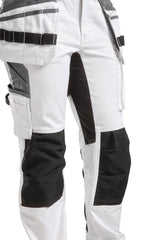 Blaklader Women's Painter Trousers with Stretch 7910 #colour_white-black