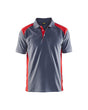 Blaklader Polo Shirt 3324 #colour_grey-red